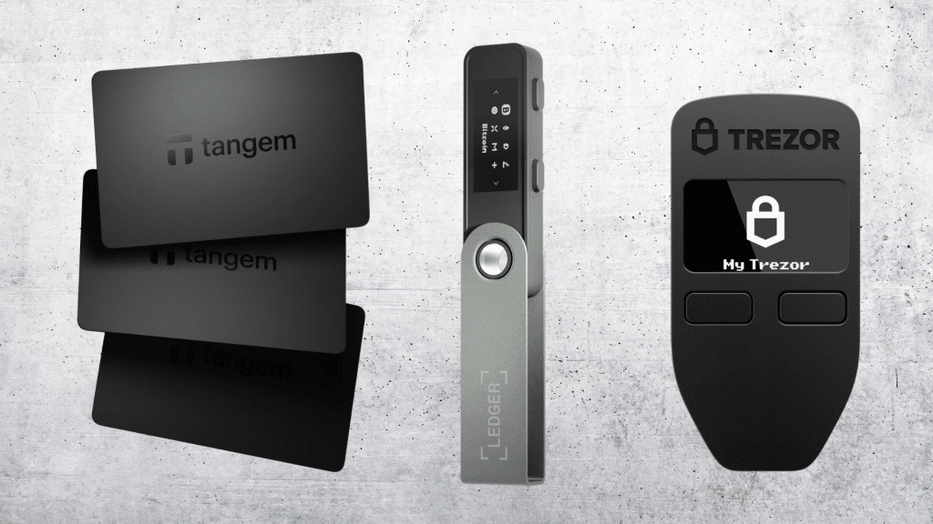 Tangem, Ledger y Trezor: hardware wallets para custodia segura de criptomonedas