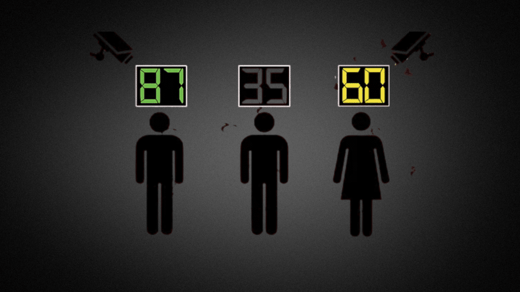 Crédito social: puntajes digitales sobre personas y cámaras de vigilancia