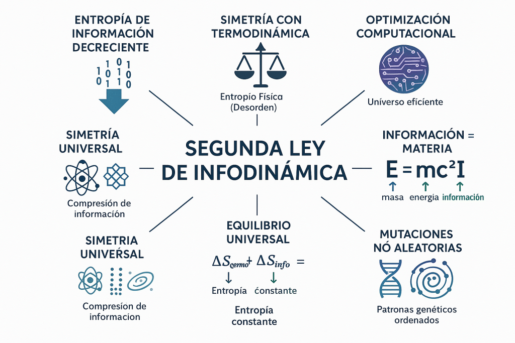 Segunda ley de la Infodinámica by Melvin Vopson