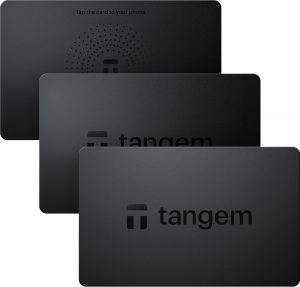 3 Billeteras Tangem + 10% DTO.