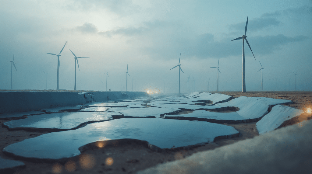 Escena de cambio climático