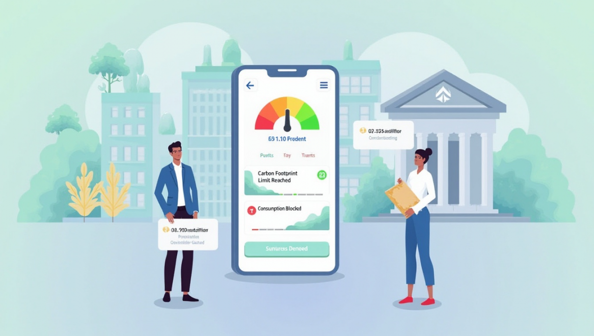 Bancos Limitan Consumo con Huella de Carbono