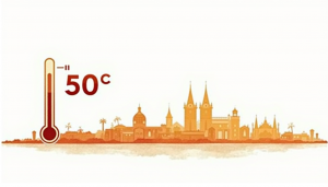 Temperaturas de 50°C