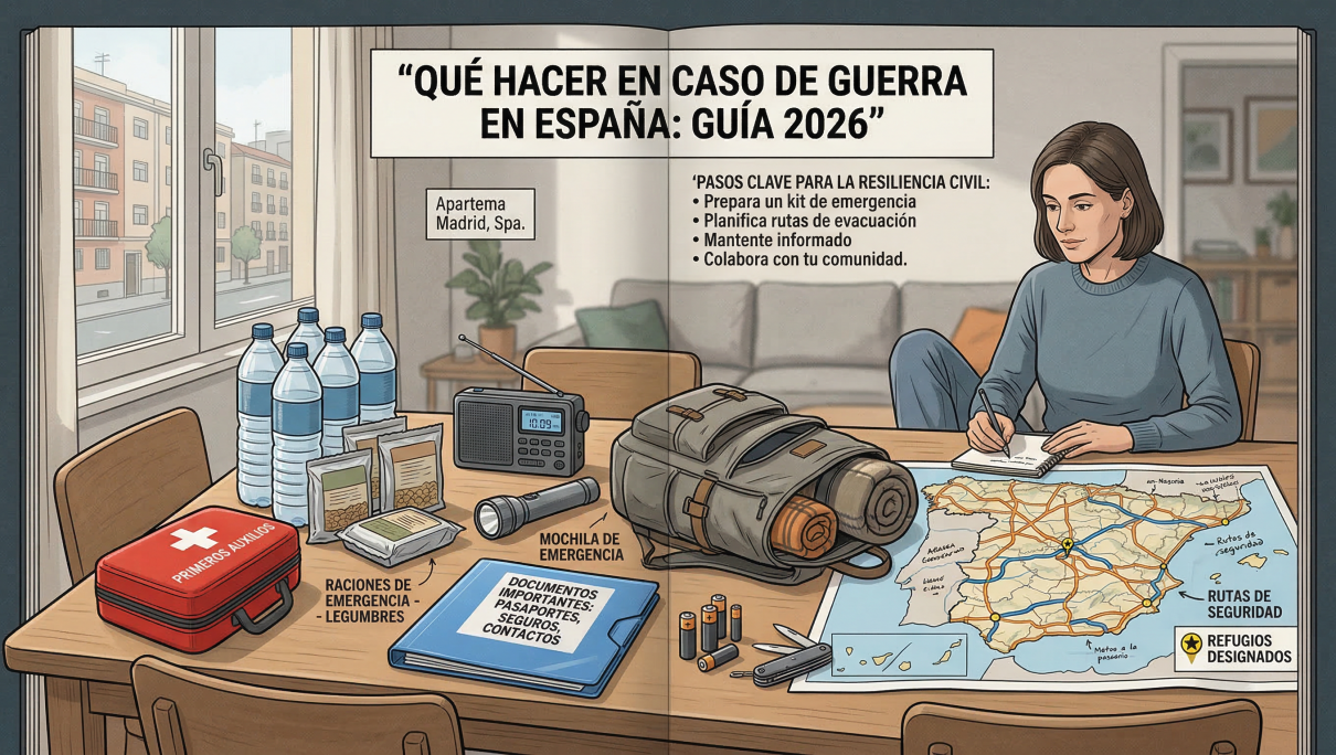 Qué Hacer en Caso de Guerra en España: Guía 2026