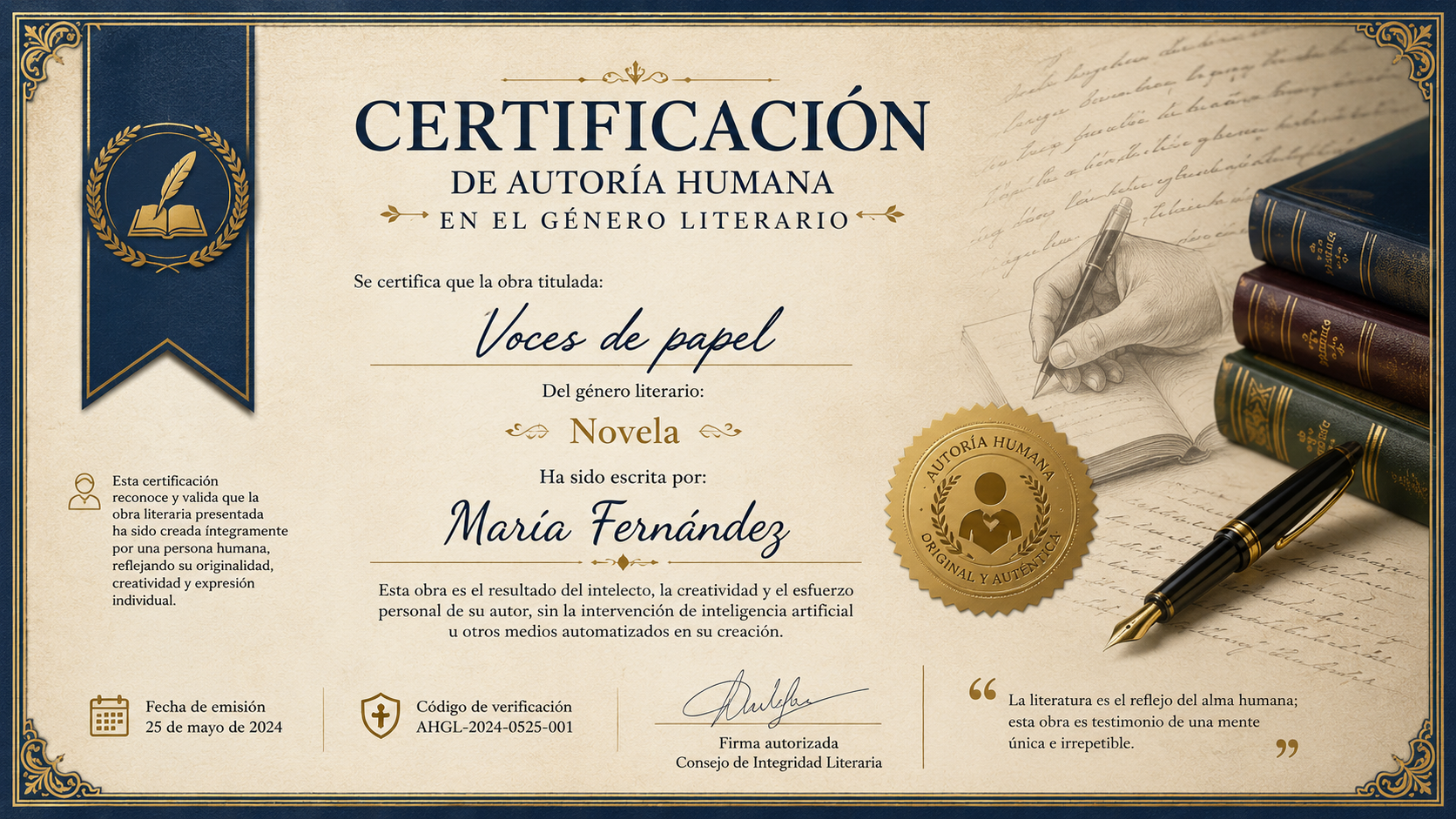 Sello Liberitas: detectar IA en español